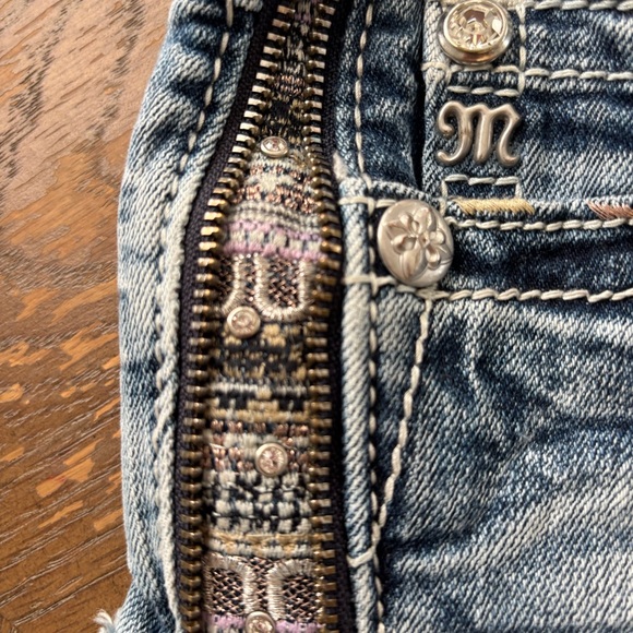 Distressed Denim Shorts - Picture 2 of 4